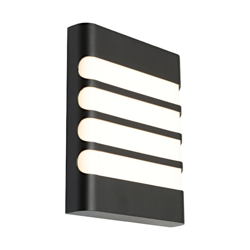 Buy Exterior Wall Lights Australia Odessa LED Grill Exterior Wall Light Black Metal 3 CCT - ODES1EGBLK