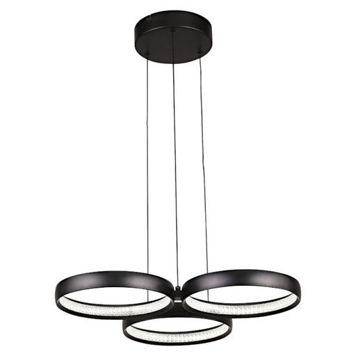Buy Cluster Pendants Australia Olympus LED Cluster 3 Lights Black 3CCT - OLYM3PLEDBLK
