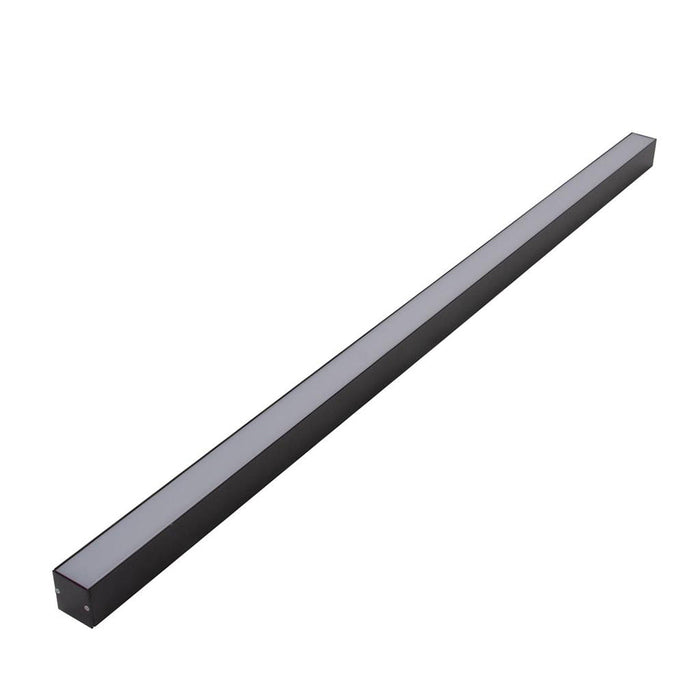 Buy Strip Light Profiles Australia Omega Surface Strip Light Profile Black Aluminium - 22076