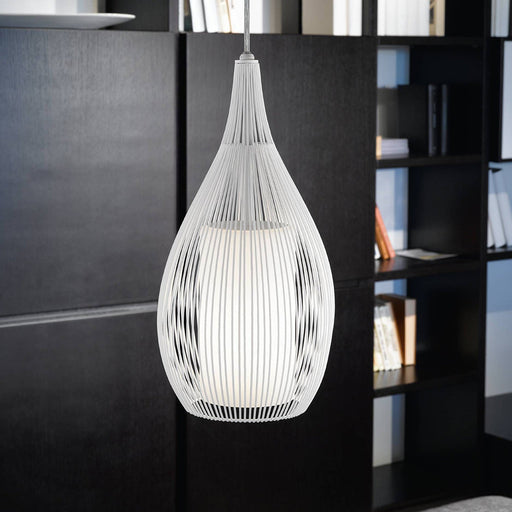Buy Pendant Lights Australia Razoni 1 Light Pendant White 190mm - 92251