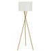 Buy Floor Lamps Australia Denise 1 Light Floor Lamp Antique Gold & Ivory - DENISE FL-AGIV