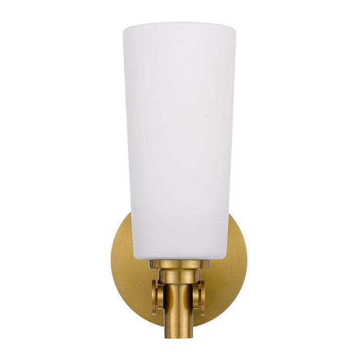 Buy Wall Sconce Australia Delmar 1 Light Wall Light Antique Gold / Opal Matt - DELMAR WB-AGOM