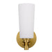 Buy Wall Sconce Australia Delmar 1 Light Wall Light Antique Gold / Opal Matt - DELMAR WB-AGOM