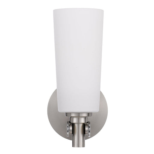 Buy Wall Sconce Australia Delmar 1 Light Wall Light Nickel / Opal Matt - DELMAR WB-NKOM