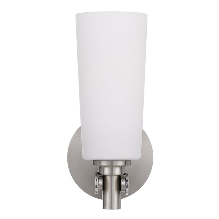 Buy Wall Sconce Australia Delmar 1 Light Wall Light Nickel / Opal Matt - DELMAR WB-NKOM