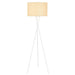 Buy Floor Lamps Australia Denise 1 Light Floor Lamp White & Wheat - DENISE FL-WHWT