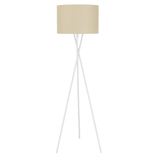 Buy Floor Lamps Australia Denise 1 Light Floor Lamp White & Wheat - DENISE FL-WHWT