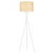 Buy Floor Lamps Australia Denise 1 Light Floor Lamp White & Wheat - DENISE FL-WHWT
