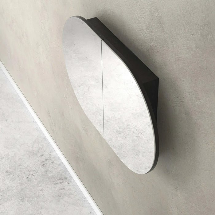 Bondi Wall Cabinet 900X600 Black Oak - BOSV9060B