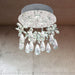 Buy Flush Mount Lights Australia Paradis 3 Light 320mm Stainless Steel Flush Mount Chrome & Clear - PARADIS CTC32-CH