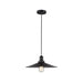 Buy Pendant Lights Australia PIATTO Black Iron 1 Light Pendant Large - PIATTO1