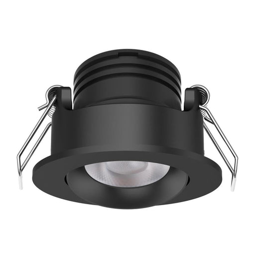 Buy Recessed LED Downlights Australia Pico Recessed LED Downlight W50mm 3W Black 3CCT / DALI - 21664