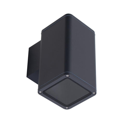 Buy Exterior Wall Lights Australia Piper Square Exterior Wall Light Dark Grey Aluminium - 49263