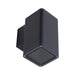 Buy Exterior Wall Lights Australia Piper Square Exterior Wall Light Dark Grey Aluminium - 49263