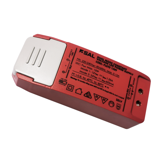 Buy LED Drivers Australia Pluto Constant Voltage Dual Power 12V-24V LED Driver 15W