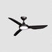 Buy DC Ceiling Fans With Light Australia Polar V2 DC Ceiling Fan 48" Matt Black LED Light Matt Black - P3BL2582
