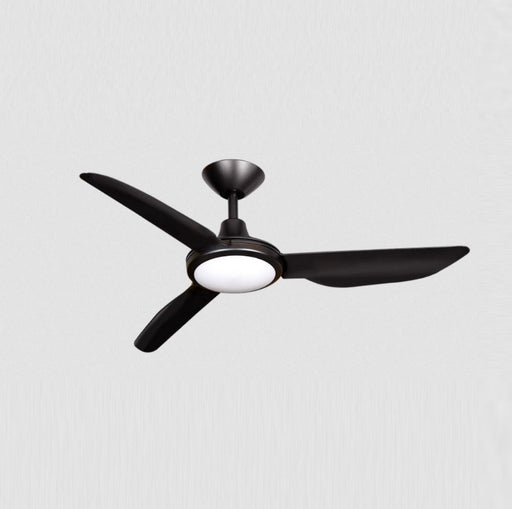 Buy DC Ceiling Fans With Light Australia Polar V2 DC Ceiling Fan 56" Matt Black LED Light Matt Black - P3BL2586