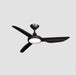 Buy DC Ceiling Fans With Light Australia Polar V2 DC Ceiling Fan 56" Matt Black LED Light Matt Black - P3BL2586