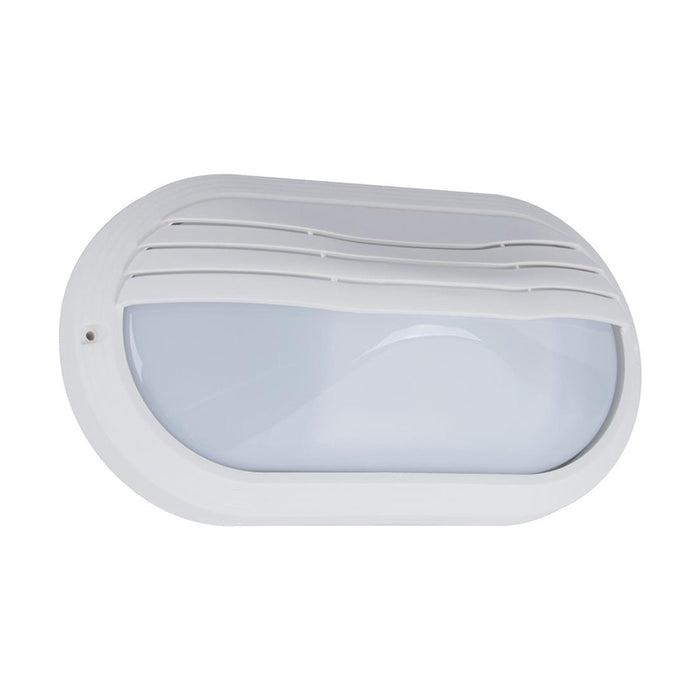 Buy Bunker Lights Australia Polyring Oval Eyelid Bunker Light W270mm White Polycarbonate - 18617
