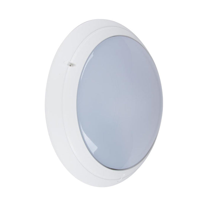 Buy Bunker Lights Australia Polyring Round Bunker Light W295mm White Polycarbonate - 18590