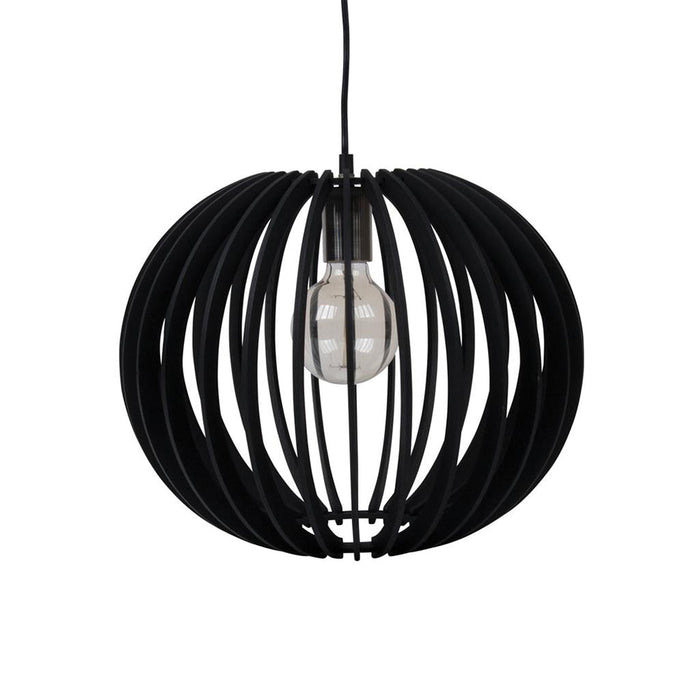 Buy Pendant Lights Australia Puffin Pendant Light W400mm Brown Timber - 31021