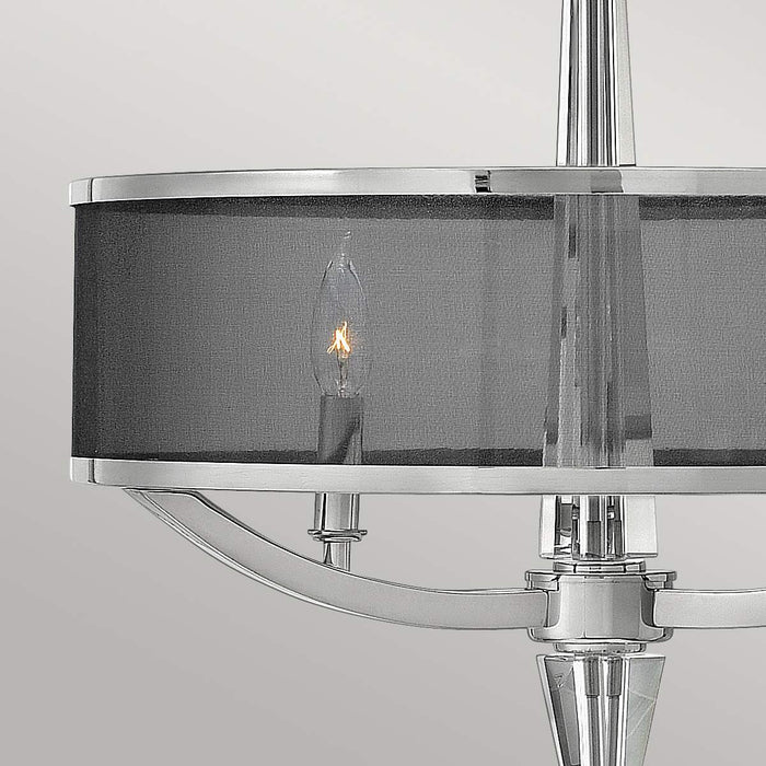 Ascher 3 Light Pendant Polished Nickel - QN-ASCHER-3P