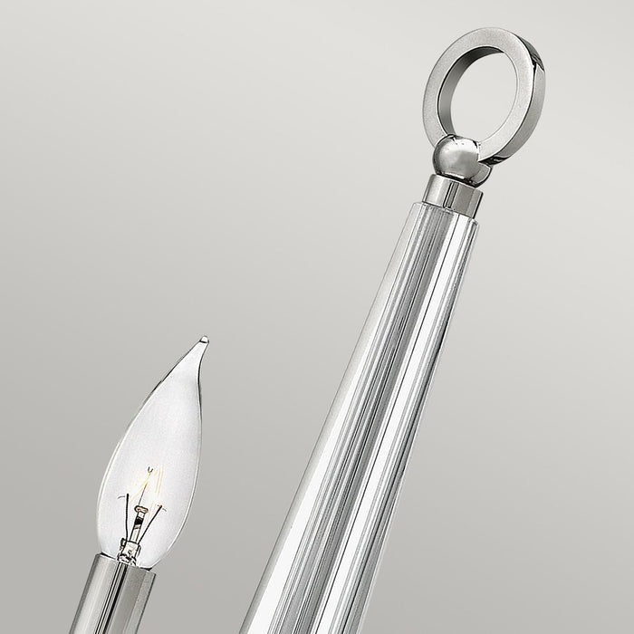 Ascher Wall Light Polished Nickel - QN-ASCHER1