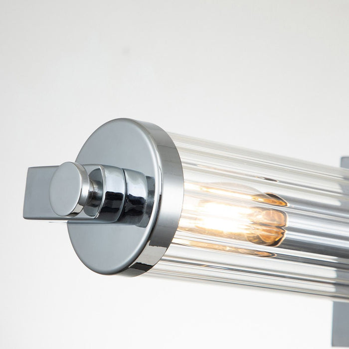 Azores 4 Light Wall Light Polished Chrome & Clear - QN-AZORES4-PC
