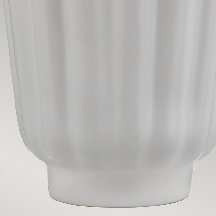 Bexley Table Lamp White & Polished Nickel - QN-BEXLEY-TL-WPN