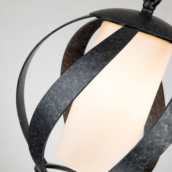 Blacksmith Ceiling Lanterns Old Black & Opal - QN-BLACKSMITH-P-OBK