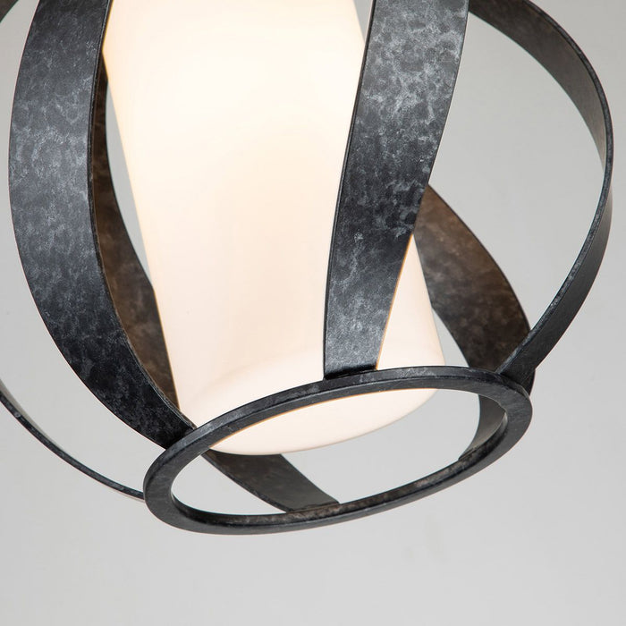 Blacksmith Ceiling Lanterns Old Black & Opal - QN-BLACKSMITH-P-OBK