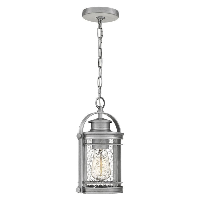 Booker Small Light Chain Lantern Industrial Aluminium & Clear - QN-BOOKER8-S-IA