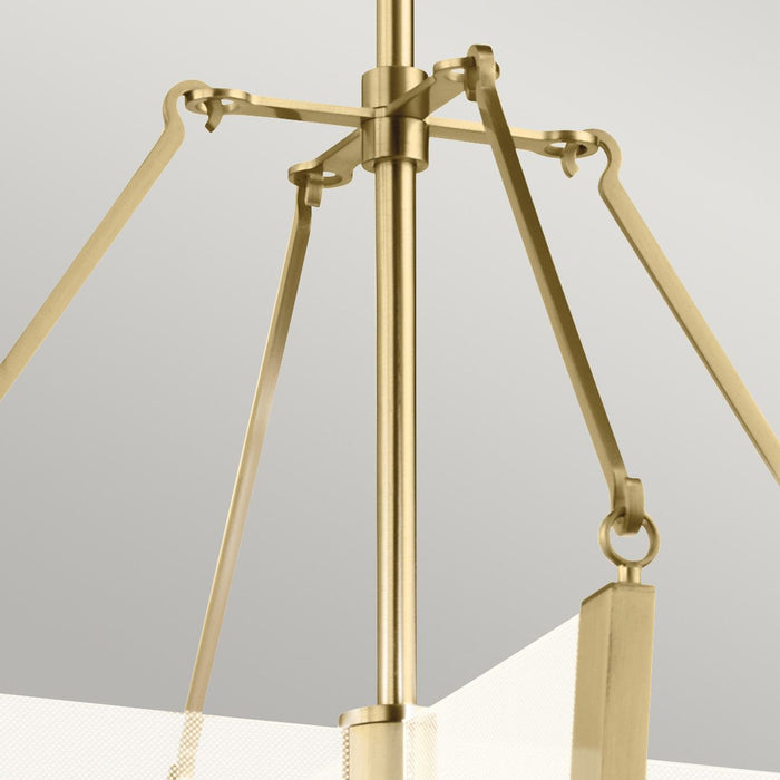Calters Medium LED Pendant 49W 3000K Champagne Gold - QN-CALTERS-P-M-CG