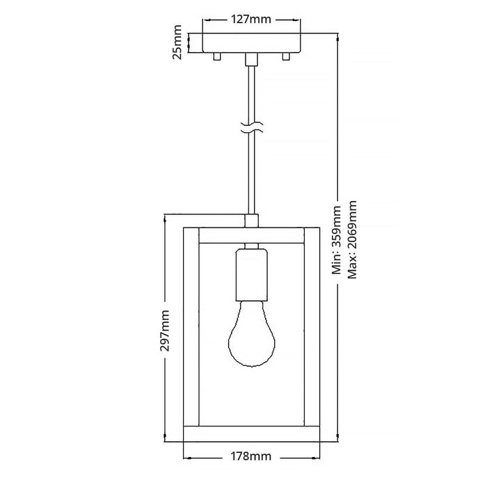 Ensemble Pendant Light Steel Polished Nickel - QN-ENSEMBLE1P-PN