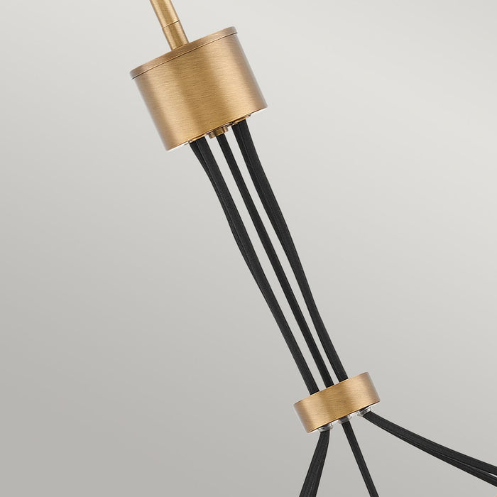 Ensemble 5 Light Pendant Steel Brushed Bronze - QN-ENSEMBLE5P-BB