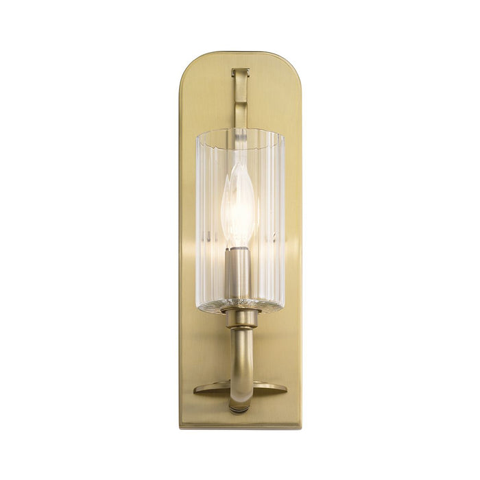 Kimrose Wall Light Brushed Natural Brass - QN-KIMROSE1-BNB