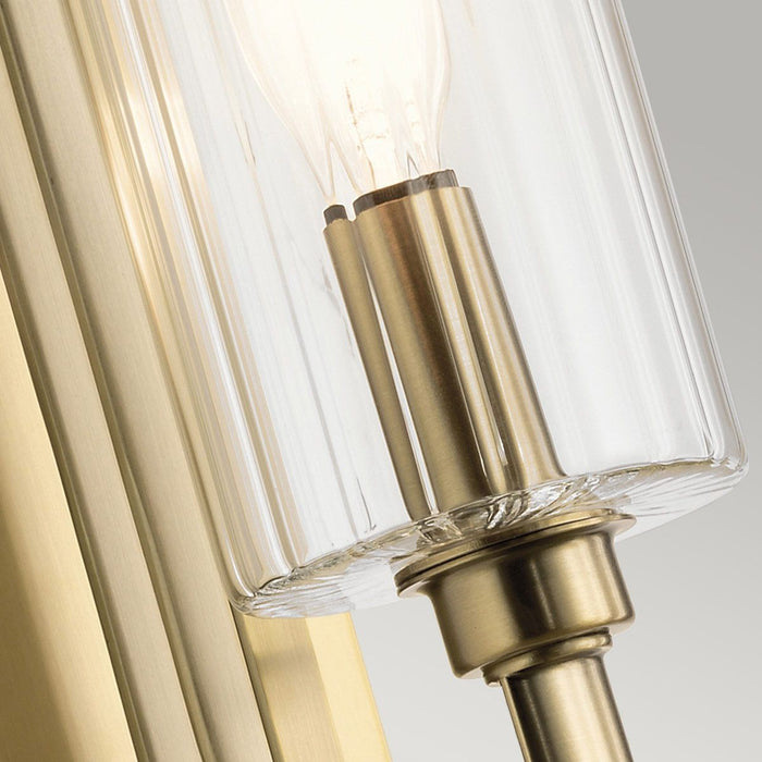 Kimrose Wall Light Brushed Natural Brass - QN-KIMROSE1-BNB