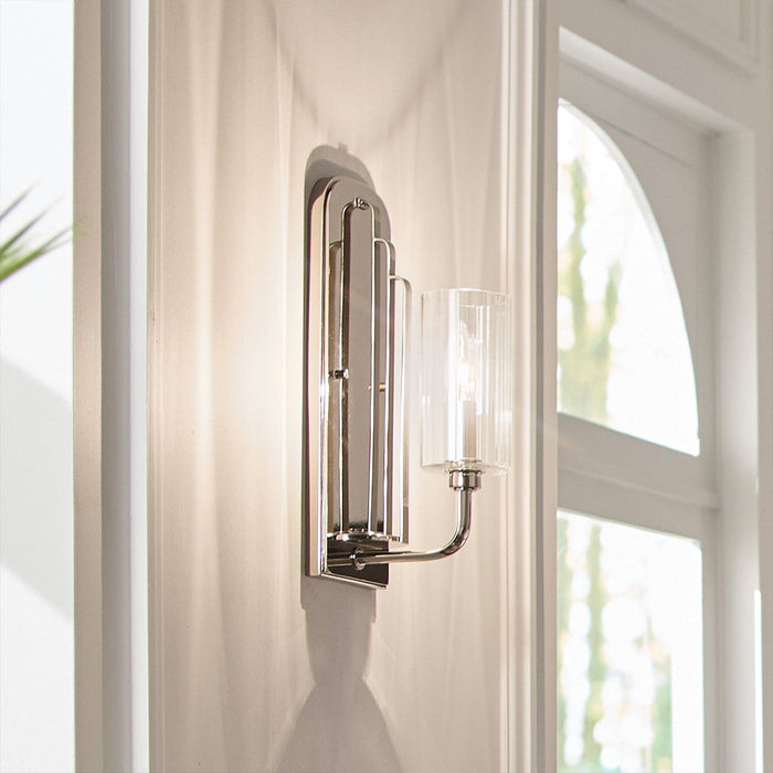 Kimrose Wall Light Polished Nickel - QN-KIMROSE1-PN