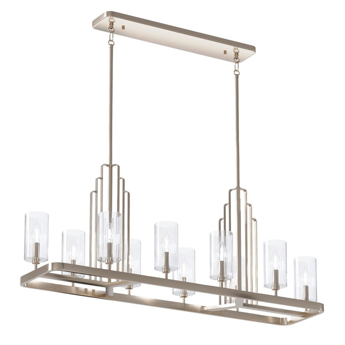 Kimrose 10 Light Pendant Polished Nickel - QN-KIMROSE10-PN