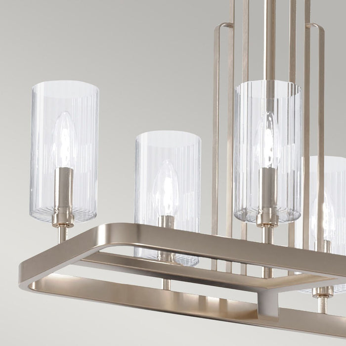 Kimrose 10 Light Pendant Polished Nickel - QN-KIMROSE10-PN
