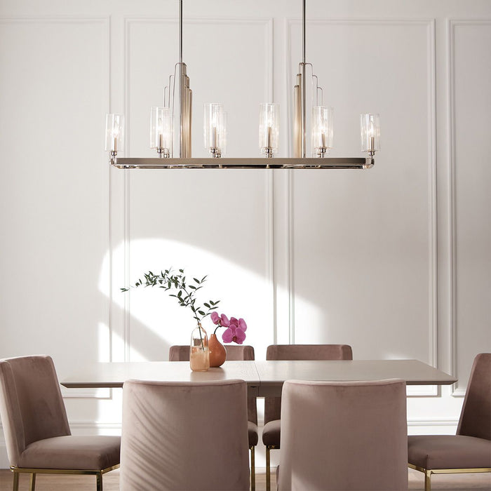 Kimrose 10 Light Pendant Polished Nickel - QN-KIMROSE10-PN