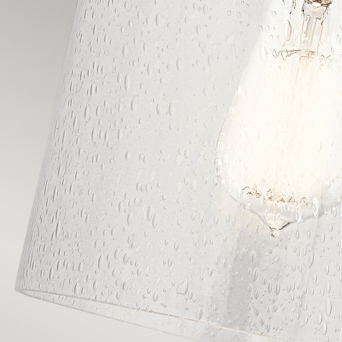 Kitner Wall Light Polished Nickel or Clear - QN-KITNER1-PN