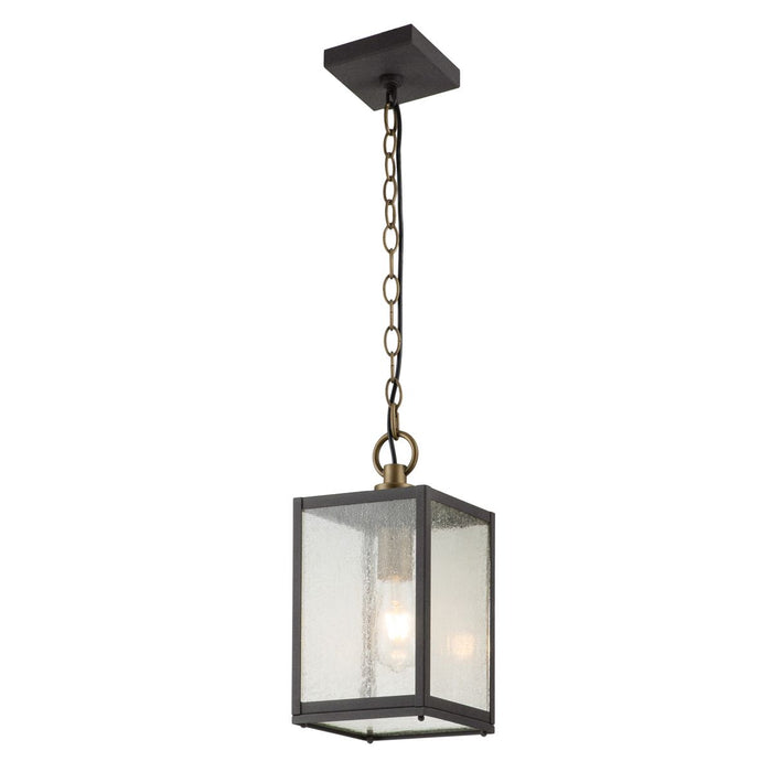 Lahden Medium Ceiling Lanterns Weathered Zinc & Clear - QN-LAHDEN8-M-WZC