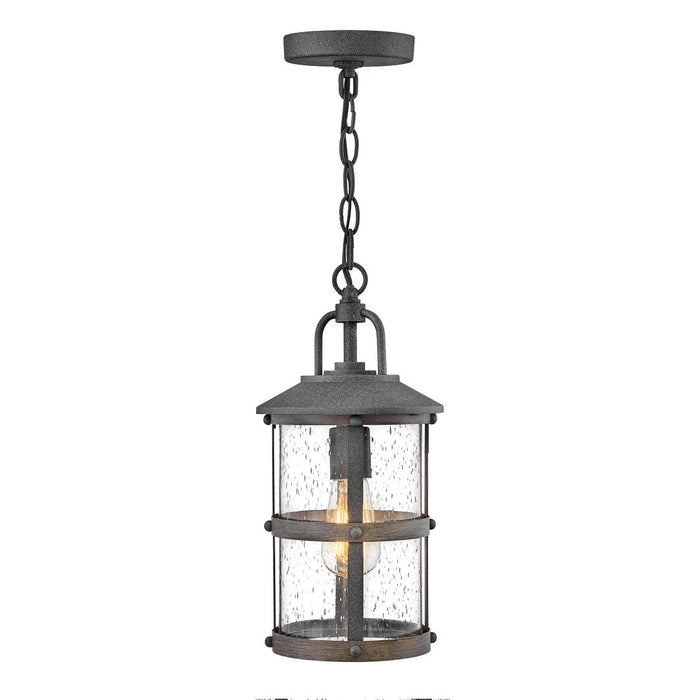 Lakehouse Small Ceiling Lanterns Driftwood Grey & Clear - QN-LAKEHOUSE8-S-DZ