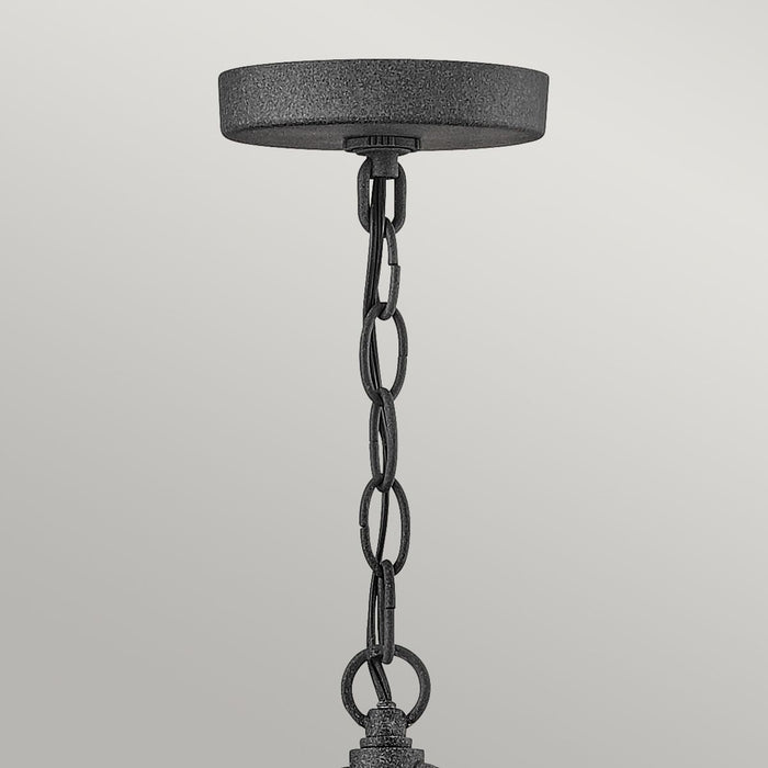 Lakehouse Small Ceiling Lanterns Driftwood Grey & Clear - QN-LAKEHOUSE8-S-DZ
