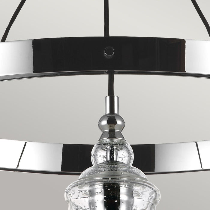 Loras 5 Light Pendant Chrome or Clear - QN-LORAS5