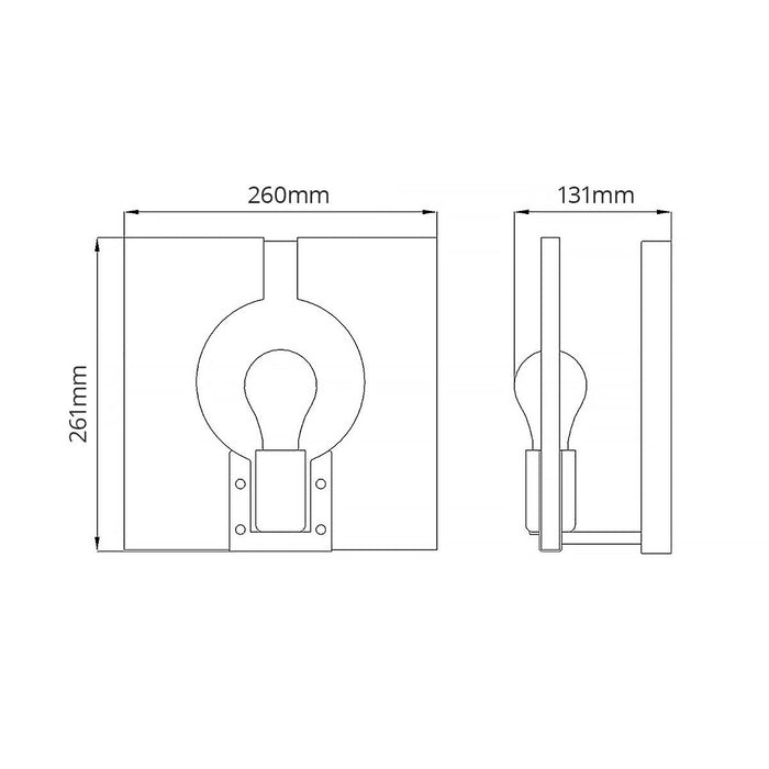 Ludlow Wall Light Polished Nickel - QN-LUDLOW1-PN