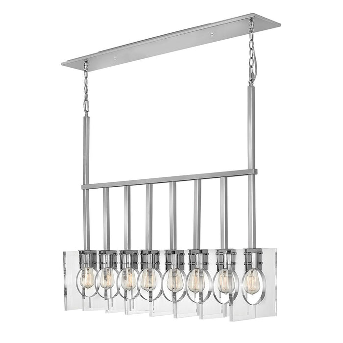 Ludlow 8 Light Pendant Polished Nickel - QN-LUDLOW8-PN