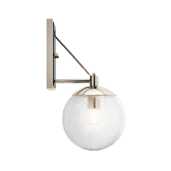Marilyn Wall Light Polished Nickel & Clear - QN-MARILYN1