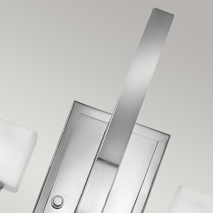Mondo 2 Light Wall Light Polished Chrome - QN-MONDO2
